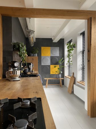 buitenspiegel Michelangelo Arresteren Stijl een houten bankje in huis - Jellina Detmar Interieur & Styling blog