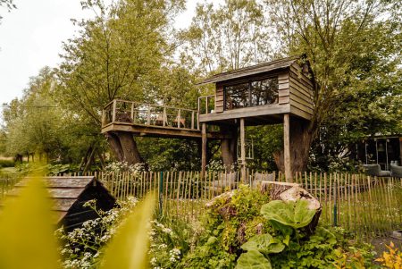 Logeren in een boomhut