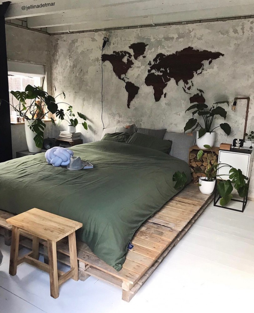 Verwonderend Stoer..... Een bed op pallets! - Jellina Detmar Interieur AG-49