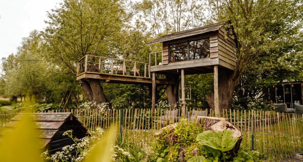 Logeren in een boomhut